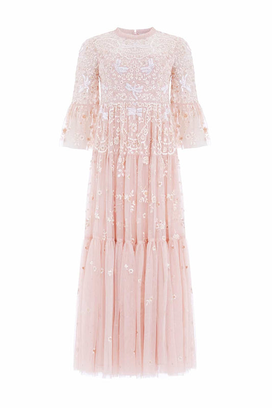 Dragonfly Garden Ankle Gown