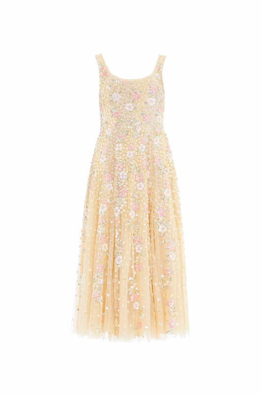 Confetti Scoop Neck Ballerina Dress