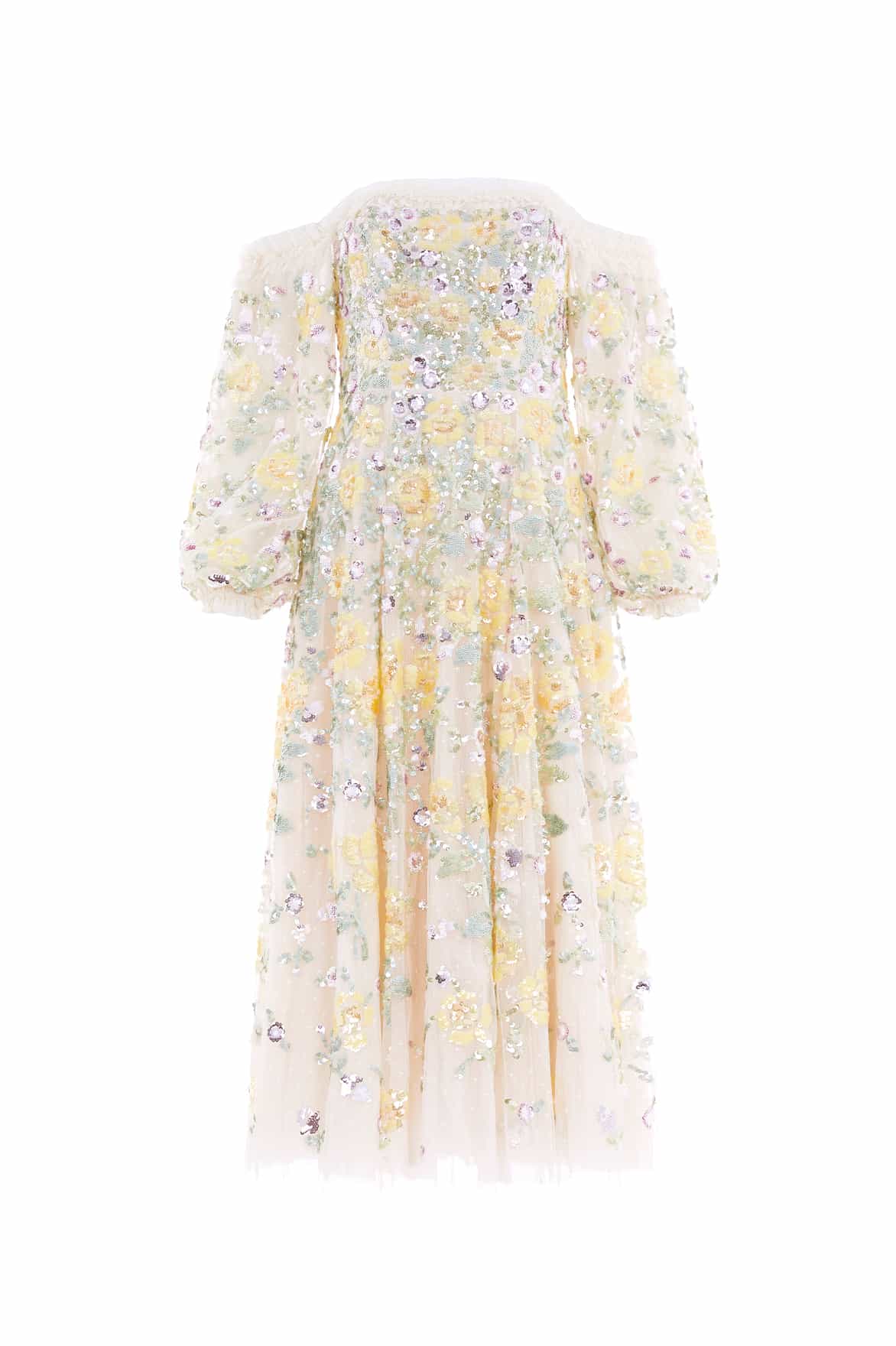 Elina Rose Off-Shoulder Ballerina Dress