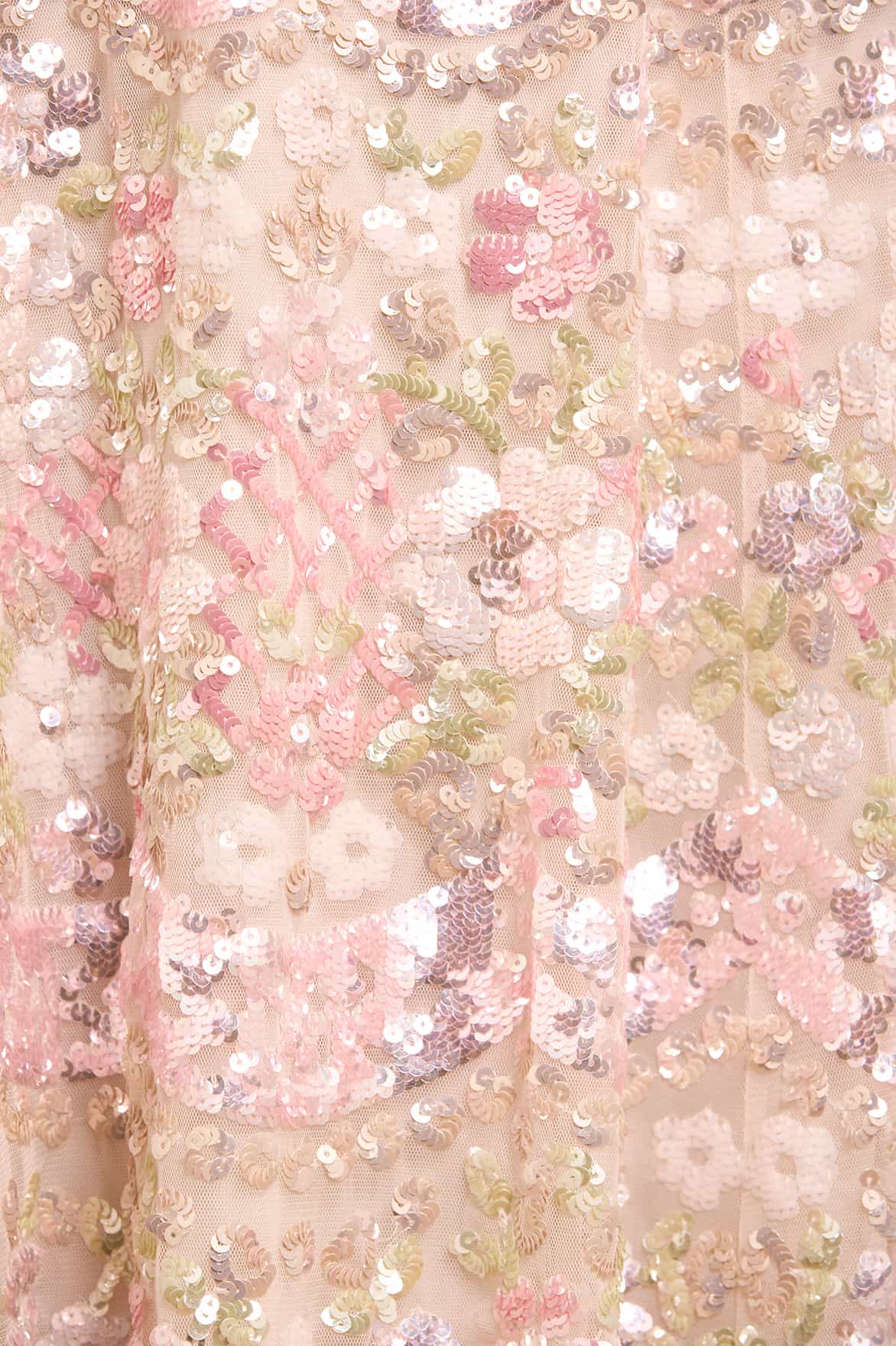 Garden Delight Gloss Ankle Gown