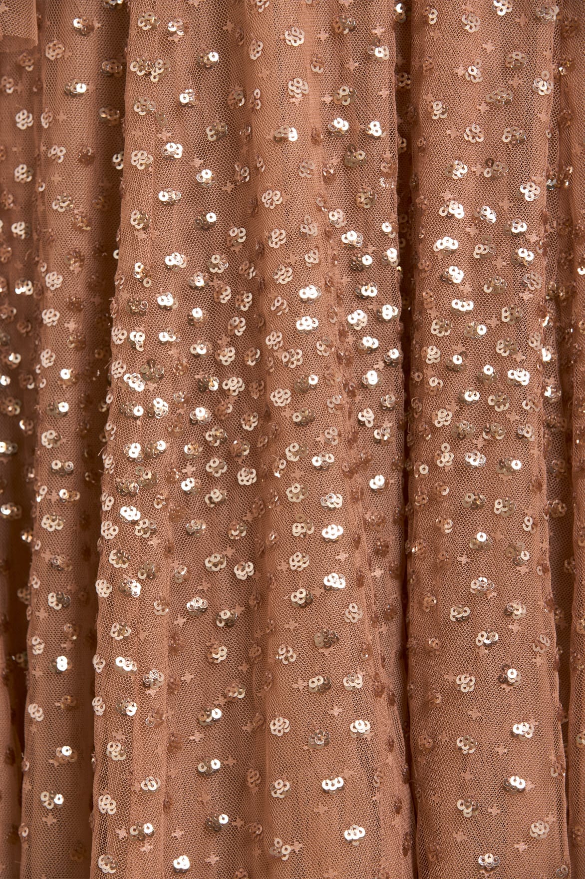 Scatter Dot Round Neck Ankle Gown